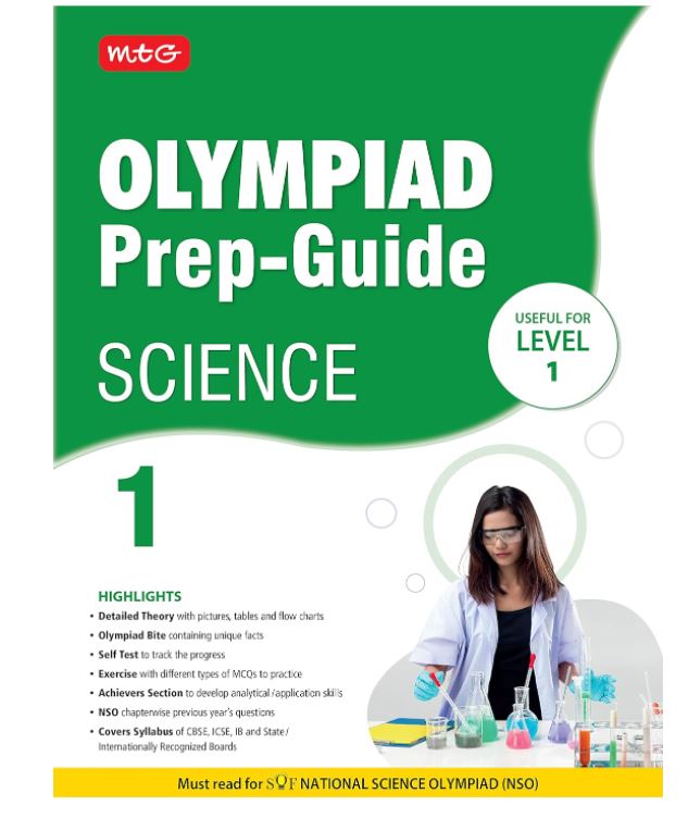 MTG Olympiad Prep-Guide Science Class 1 - Detailed Theory, Self Test with NSO Chapterwise Previous Year Question Paper For SOF 2023-24 